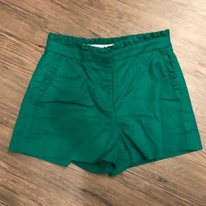 J. Crew Linen Green Short!